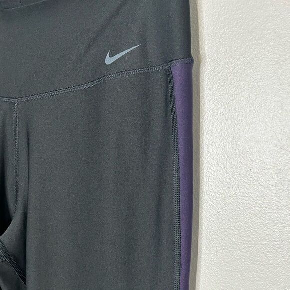 Nike Purple Side Stripe Power Train Tights - Picture 2 of 4